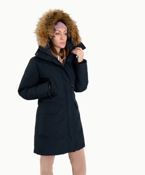Пуховик RedFox Kodiak III GTX Wmn  (Женский; L; Черный)
